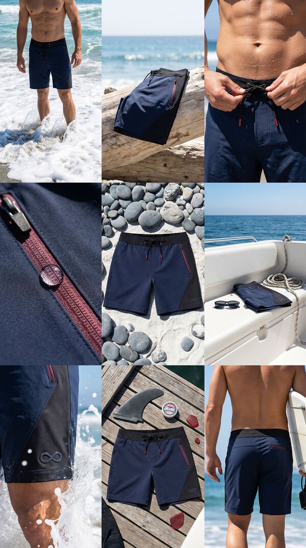 Moodboard collezione SS26 Atheryum — immagini generate con intelligenza artificiale